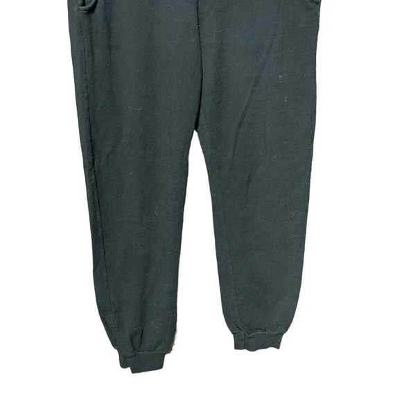 Monrow‎ Supersoft Fleece Jogger Sweatpants in Black Size XS - Picture 5 of 10